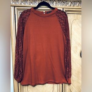 Orange Blouse size XL